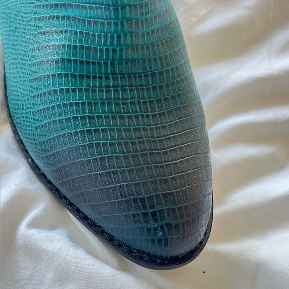 Teal Ankle Boots - Picture 7 of 11
